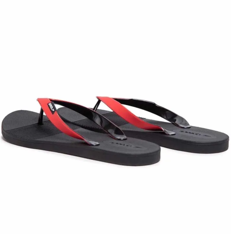 Speedo Men's Saturate II Flip Flops Black/Red-4